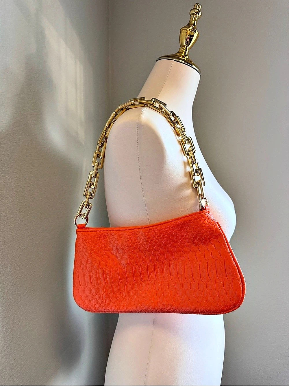 Designer Inspired faux animal print Shoulder Bag